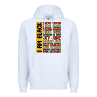 White black history  month Premium Hoodie - MaliasSmallBusiness
