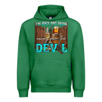Emerald im only one drink Urban Hoodie - NancyCooperArtShop