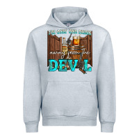 Heather Grey im only one drink Urban Hoodie - NancyCooperArtShop