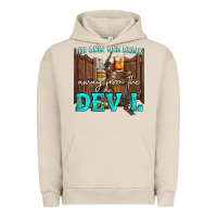 Pigment French Oak im only one drink Urban Hoodie - NancyCooperArtShop