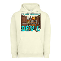 Pigment Pistachio im only one drink Urban Hoodie - NancyCooperArtShop