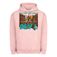 Pigment Salmon im only one drink Urban Hoodie - NancyCooperArtShop