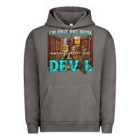 Pigment Tornado im only one drink Urban Hoodie - NancyCooperArtShop
