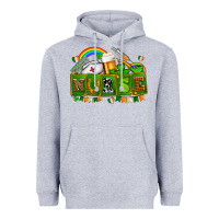 Heather Grey st patricks nurse Heavyweight Hoodie - AdoDesignShop