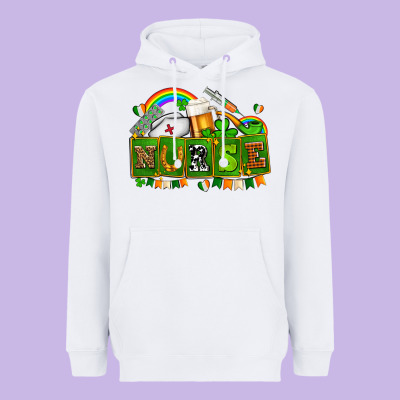 St Patricks Nurse Heavyweight Hoodie Designed By Adodesignshop