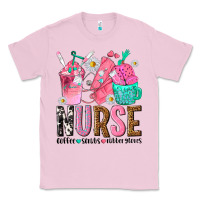 Bubblegum Pink nurse coffee scrubs rubber gloves Classic Tee - texasbilliewilder