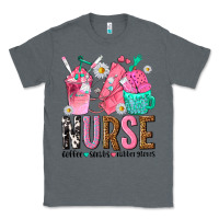 Charcoal Heather nurse coffee scrubs rubber gloves Classic Tee - texasbilliewilder