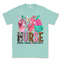 Seafoam nurse coffee scrubs rubber gloves Classic Tee - texasbilliewilder
