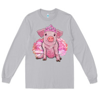 Moon Dust balerina pig with tutu Long Sleeve Tee - RanaPortraitStore