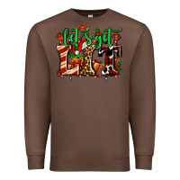 Chestnut lets get lit with Christmas Premium Sweatshirt - AdoDesignShop