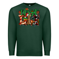 Sports Green lets get lit with Christmas Premium Sweatshirt - AdoDesignShop