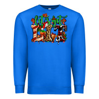 True Royal lets get lit with Christmas Premium Sweatshirt - AdoDesignShop