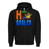 Black kindergarten Zipper Hoodie - RanaPortraitStore