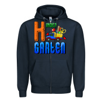 Navy kindergarten Zipper Hoodie - RanaPortraitStore