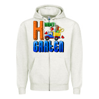 Oatmeal Heather kindergarten Zipper Hoodie - RanaPortraitStore