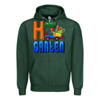 Sports Green kindergarten Zipper Hoodie - RanaPortraitStore