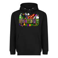 Black mardi gras dentist Heavyweight Hoodie - AdoDesignShop