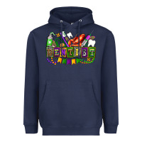 Navy mardi gras dentist Heavyweight Hoodie - AdoDesignShop