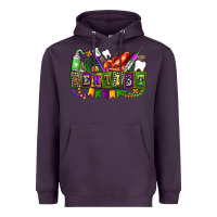 Plum mardi gras dentist Heavyweight Hoodie - AdoDesignShop