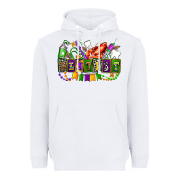 White mardi gras dentist Heavyweight Hoodie - AdoDesignShop