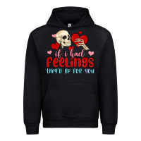 Black if i had feelings they d be for you Urban Hoodie - MaliasSmallBusiness