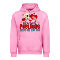 Fuchsia Pink if i had feelings they d be for you Urban Hoodie - MaliasSmallBusiness