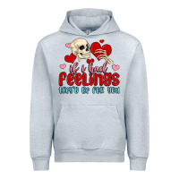 Heather Grey if i had feelings they d be for you Urban Hoodie - MaliasSmallBusiness