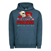 Pigment Midnight Navy if i had feelings they d be for you Urban Hoodie - MaliasSmallBusiness