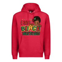 Cardinal i am black history black girl Premium Hoodie - MaliasSmallBusiness