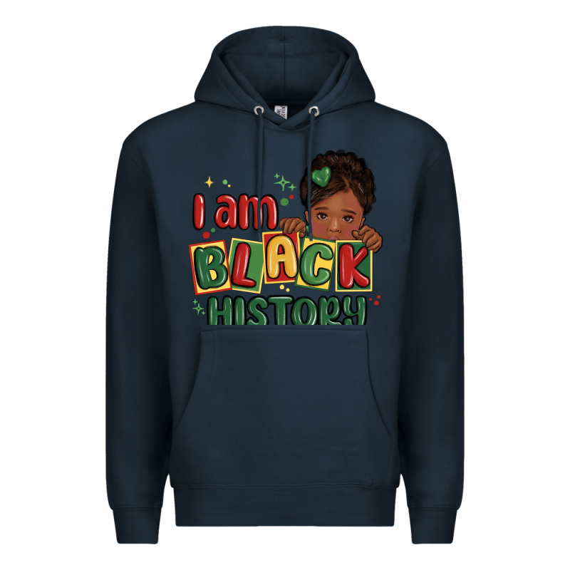 I Am Black History Black Girl Premium Hoodie by MaliasSmallBusiness | Teevron