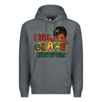 Rock i am black history black girl Premium Hoodie - MaliasSmallBusiness