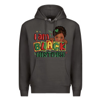 Smoke i am black history black girl Premium Hoodie - MaliasSmallBusiness