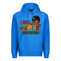 True Royal i am black history black girl Premium Hoodie - MaliasSmallBusiness