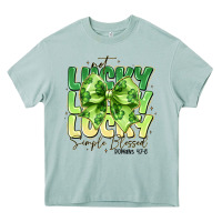 Arona Not Lucky Simply Blessed Heavy Core Tee - CowhideDigitalArt