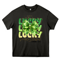 Asphalt Not Lucky Simply Blessed Heavy Core Tee - CowhideDigitalArt