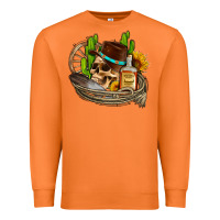 Carrot cowboy cactus  sunflowers whiskey Premium Sweatshirt - AdoDesignShop