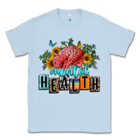 Dusty Blue mental health Classic Tee - texasbilliewilder