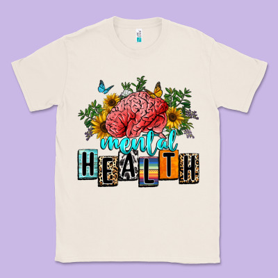 Mental Health Classic Tee Designed By Texasbilliewilder