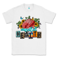 White mental health Classic Tee - texasbilliewilder