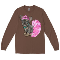Chestnut balerina french bulldog with tutu Long Sleeve Tee - RanaPortraitStore