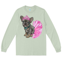 Matcha balerina french bulldog with tutu Long Sleeve Tee - RanaPortraitStore