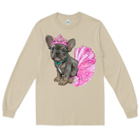 Mushroom balerina french bulldog with tutu Long Sleeve Tee - RanaPortraitStore
