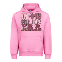 Fuchsia Pink in my self love era Urban Hoodie - MaliasSmallBusiness