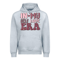 Heather Grey in my self love era Urban Hoodie - MaliasSmallBusiness