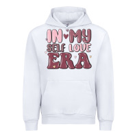 White in my self love era Urban Hoodie - MaliasSmallBusiness