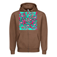 Chestnut Cancer Ribbon with Heart Zipper Hoodie - texasbilliewilder