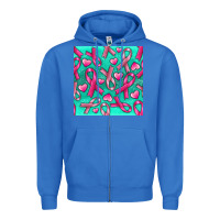Cancer Ribbon With Heart Zipper Hoodie | Teevron