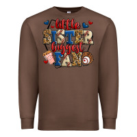 Chestnut little sister biggest fan baseball Premium Sweatshirt - Jasminsmagicworld
