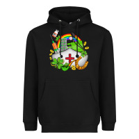 Black nurse  st patricks Heavyweight Hoodie - AdoDesignShop