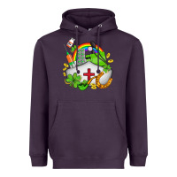 Plum nurse  st patricks Heavyweight Hoodie - AdoDesignShop